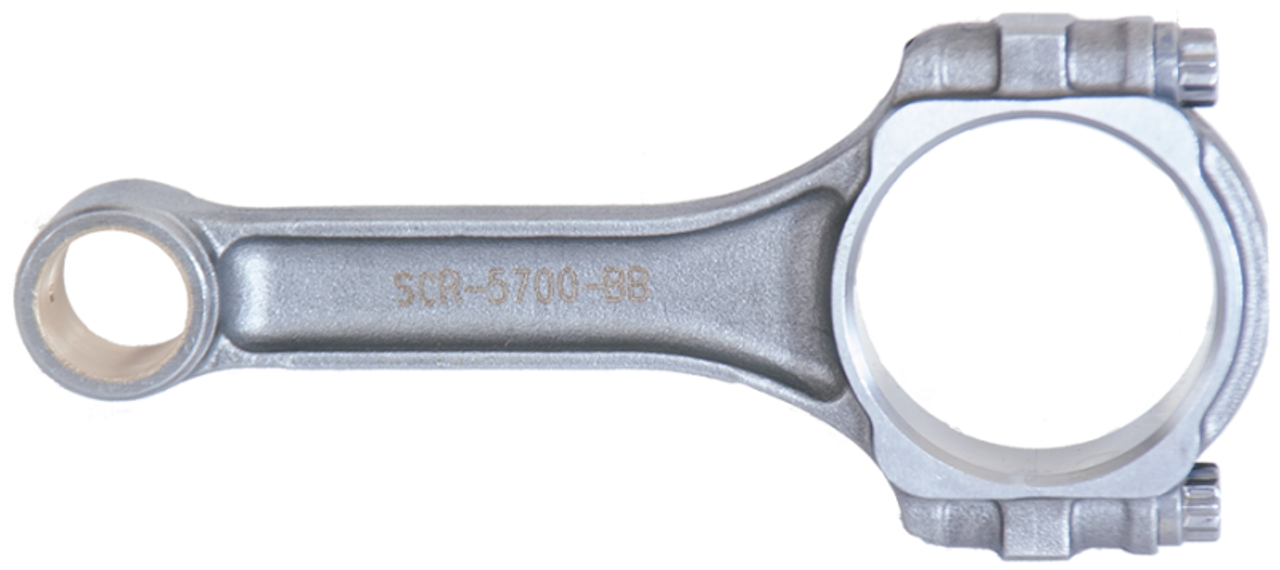Eagle Chevrolet SB 5.700in 5.700in 5140 Steel 3/8in ARP8740 Bolts I-Beam Connecting Rods - Set of 8 - SIR5700CM