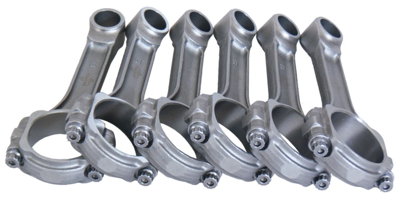 Eagle Jeep 4.2L 5140 Forged I-Beam Connecting Rod 6.123in w/ ARP 8740 (Set of 8) - SIR6123JP