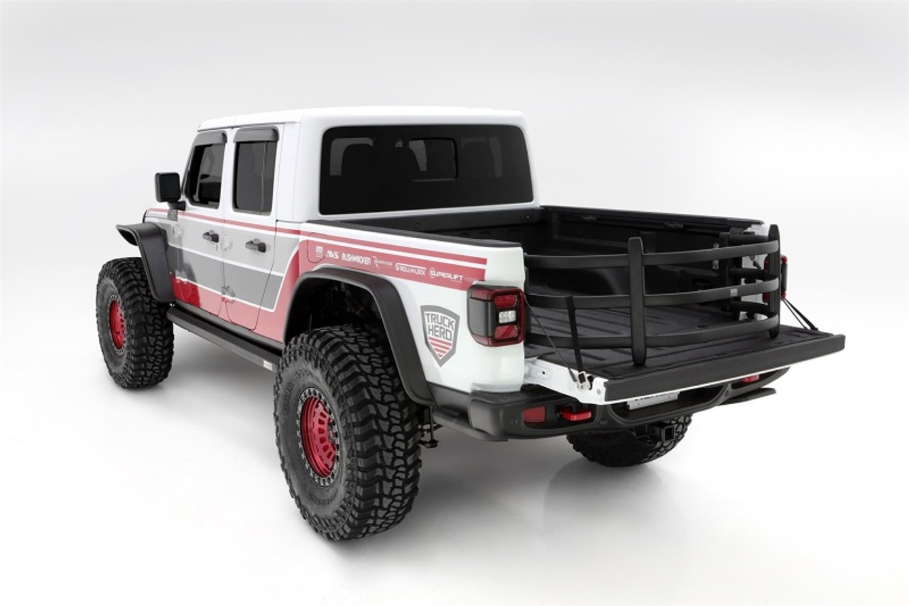 AMP Research 20-22 Jeep Gladiator (Does Not Work w/Tonneau Cvrs) Bedxtender HD Sport - Black - 74833-01A