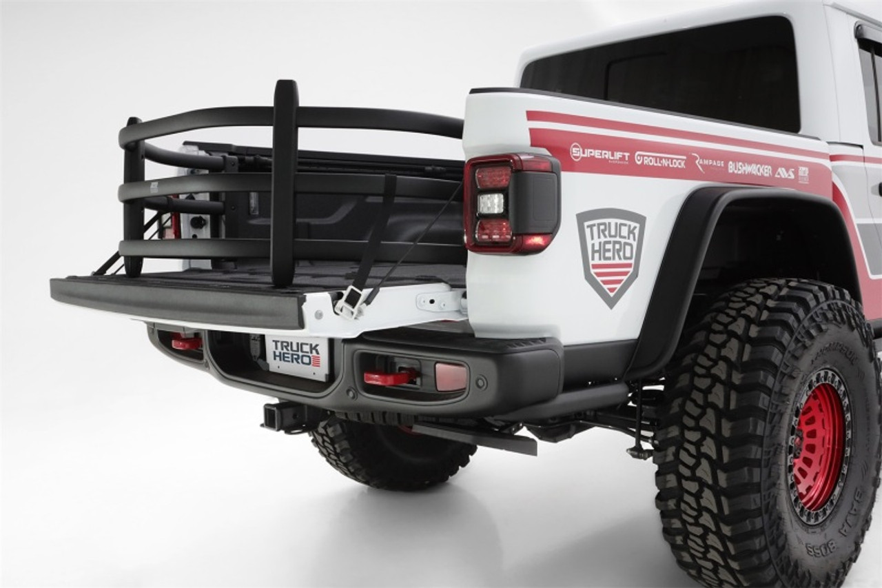 AMP Research 20-22 Jeep Gladiator (Does Not Work w/Tonneau Cvrs) Bedxtender HD Sport - Black - 74833-01A