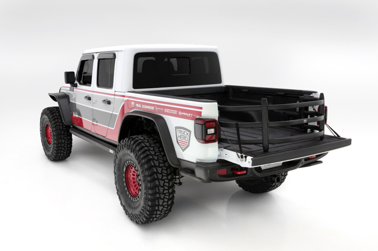 AMP Research 20-22 Jeep Gladiator (Does Not Work w/Tonneau Cvrs) Bedxtender HD Sport - Black - 74833-01A