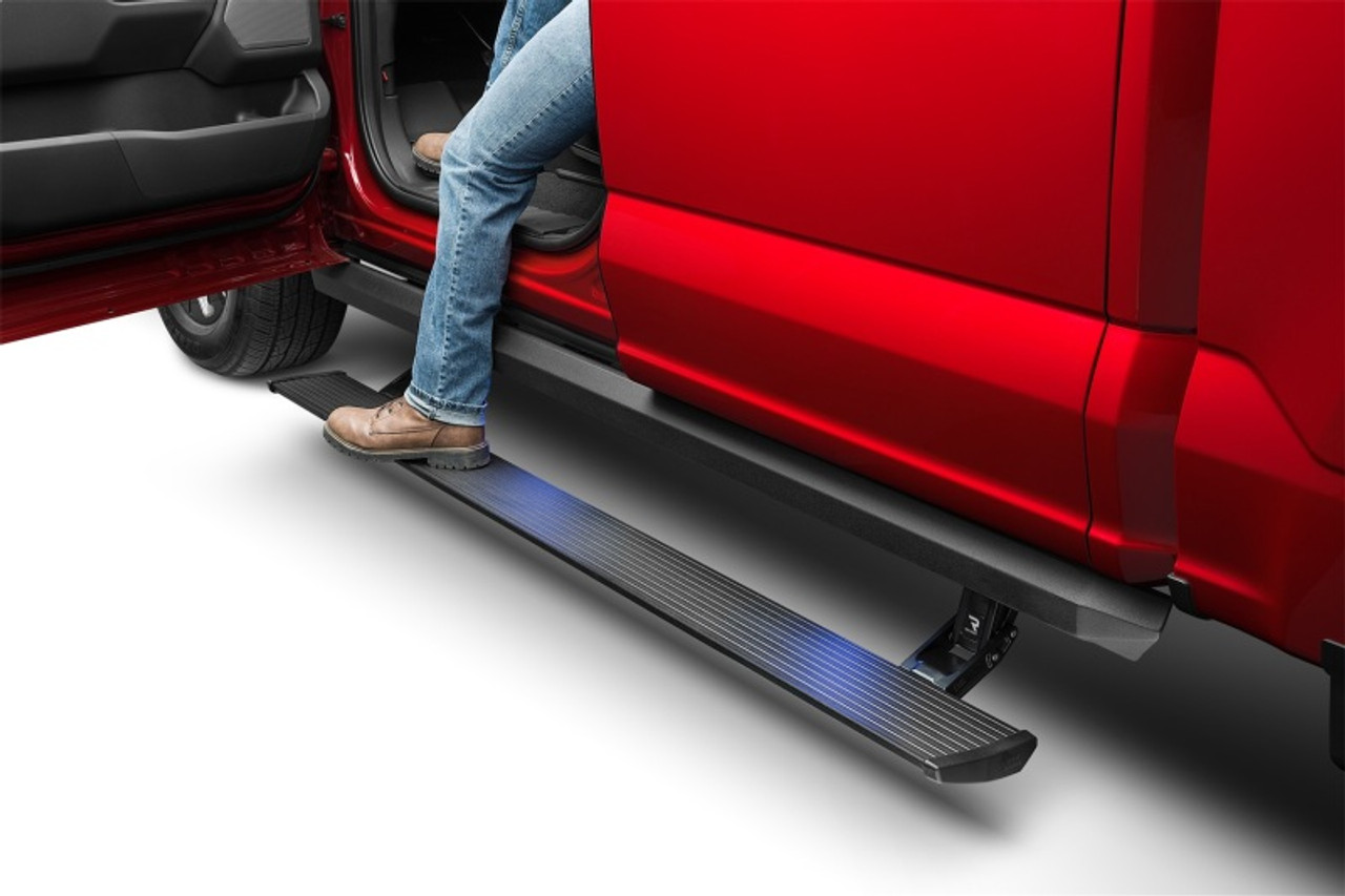 AMP Research 19-22 Ram 1500 Crew Cab PowerStep XL - Black (Incl OEM Style Illumination) - 77240-01A