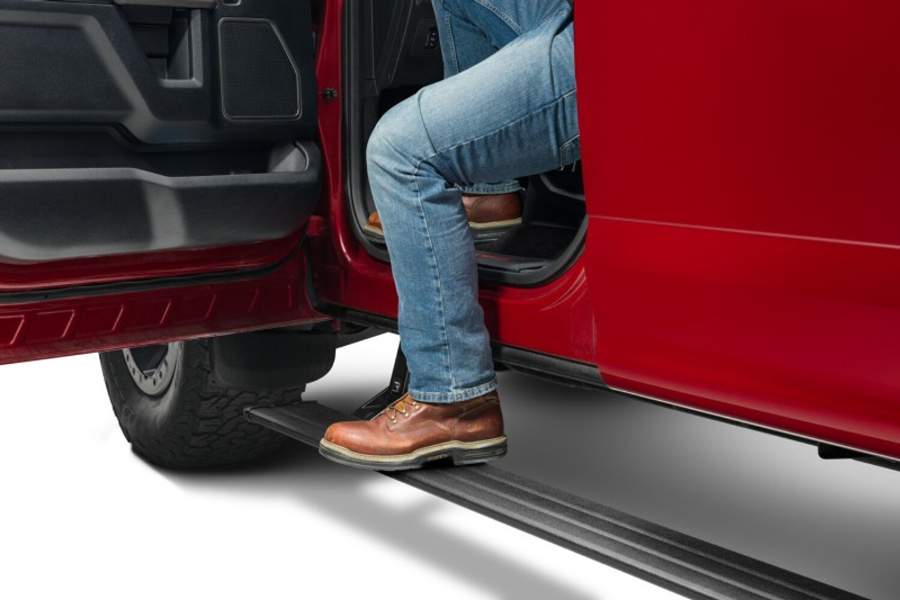 AMP Research 15-21 Chevrolet Silverado/ GMC Canyon All Cabs PowerStep Plug N Play  - Black - 86153-01A