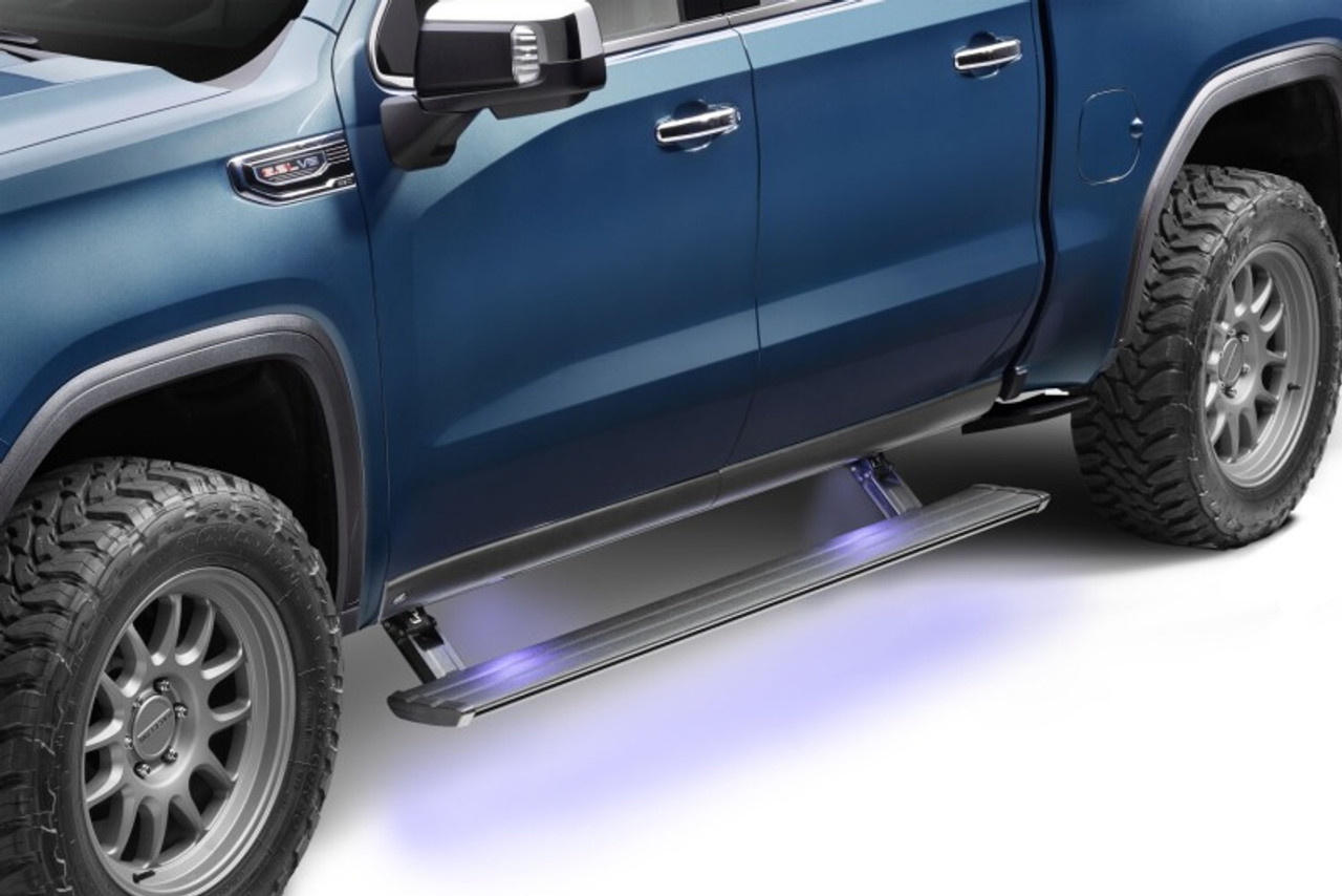 AMP Research 22-24 Chevrolet Silverado 1500 & 2024 2500/3500 DC/CC PowerStep Smart Series - 86255-01A