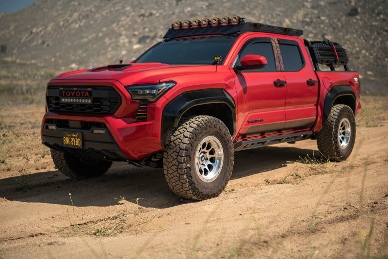 DV8 Offroad 24-25 Toyota Tacoma Double Cab Rock Sliders - SRTT1-04 Photo - out of package