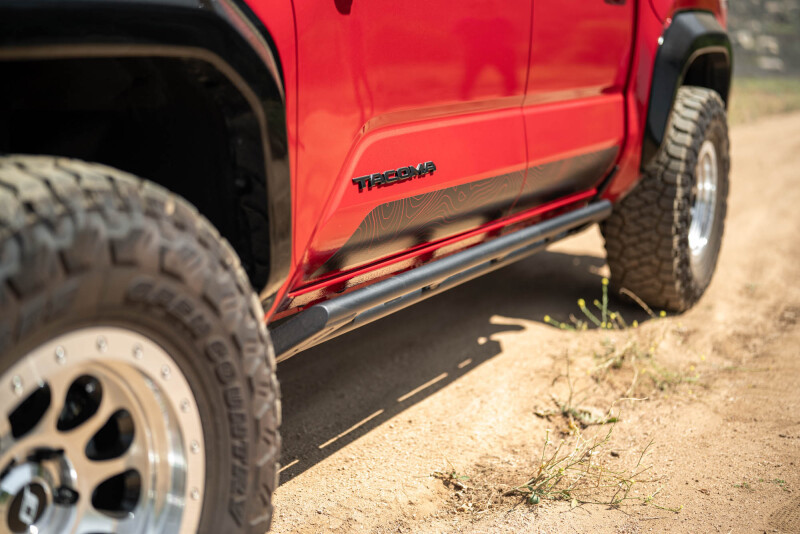DV8 Offroad 24-25 Toyota Tacoma Double Cab Rock Sliders - SRTT1-04 Photo - out of package