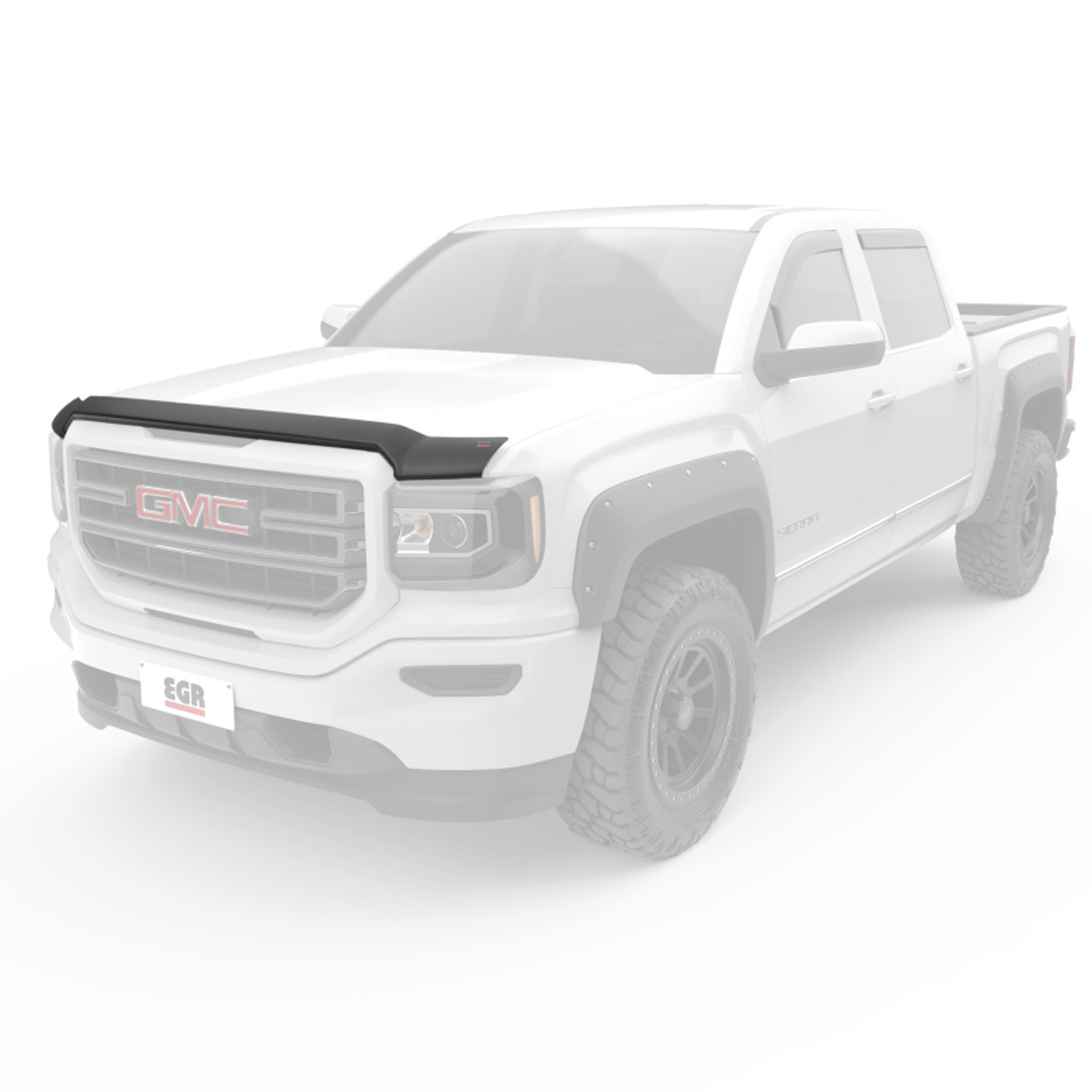 EGR 14+ GMC Sierra Superguard Hood Shield - Matte (301585) - 301585
