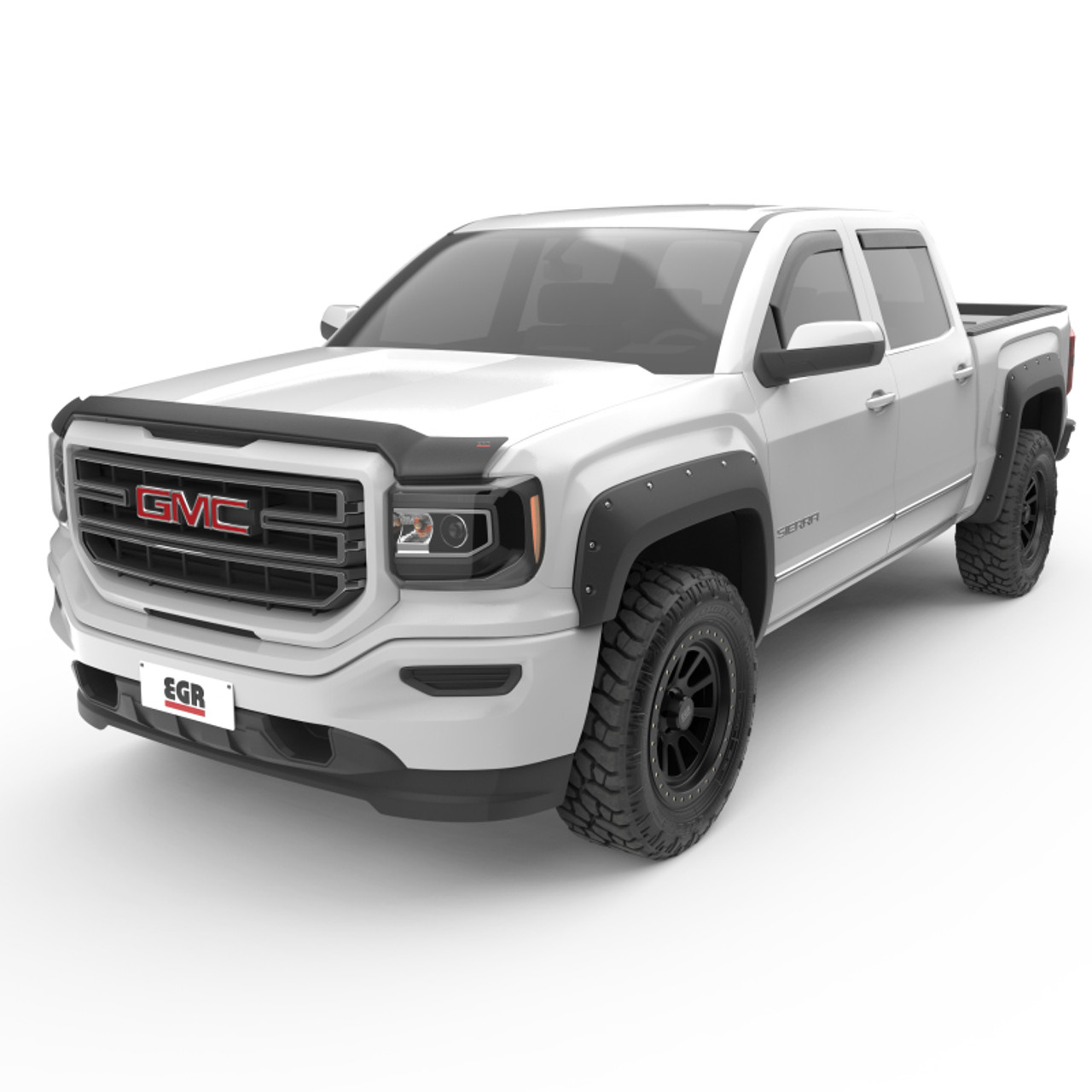 EGR 14+ GMC Sierra Superguard Hood Shield - Matte (301585) - 301585