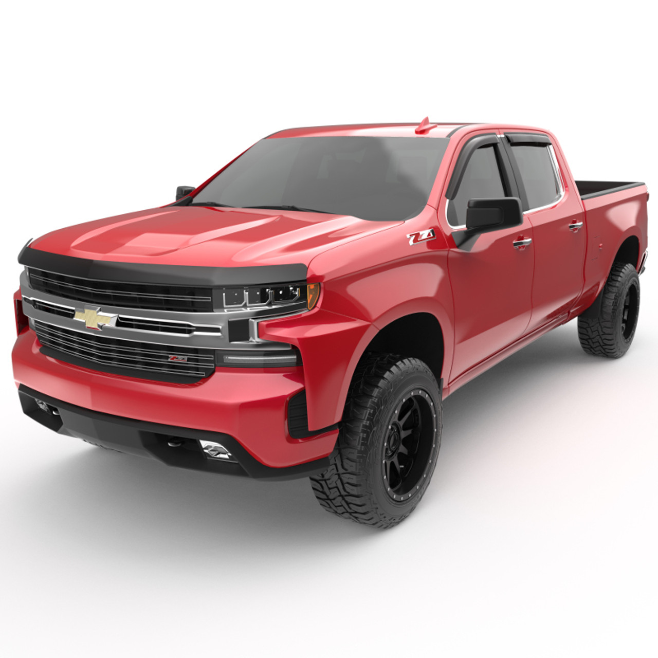 EGR 2019 Chevy 1500 Super Guard Hood Guard - Dark Smoke - 301691