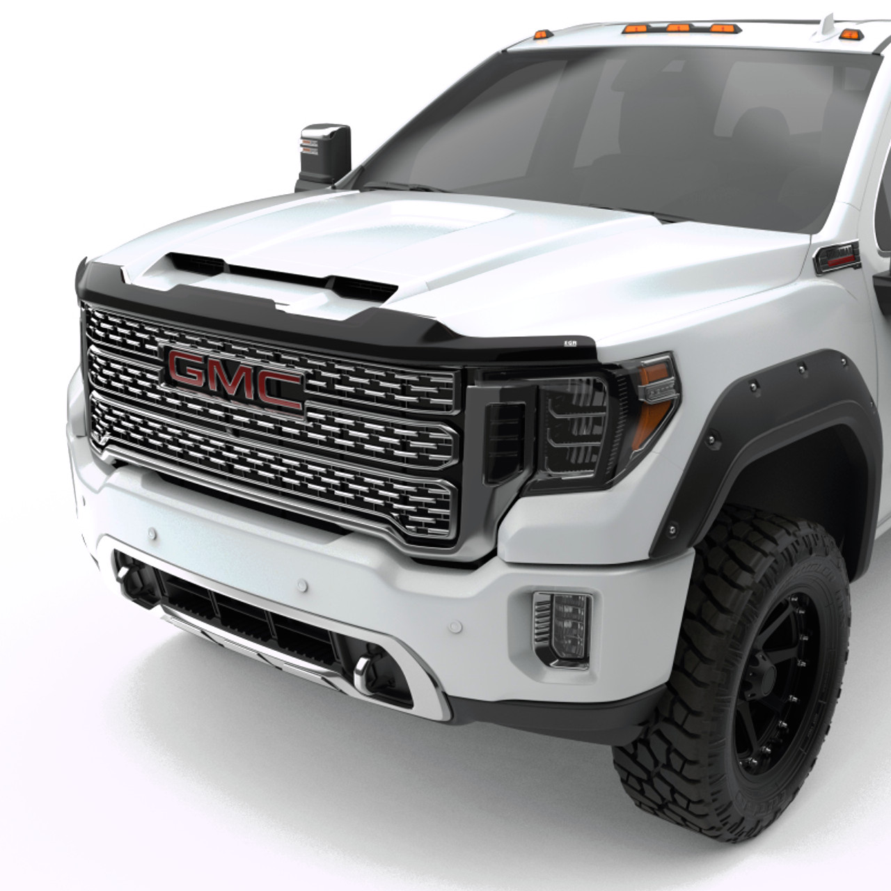 EGR 20+ GMC Sierra  Superguard Hood Shield - Dark Smoke - 301951