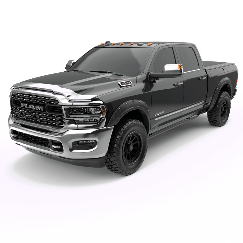 EGR Chrome Finish Superguard Hood Guard for 2500DT/3500DT - 302864 Photo - Mounted