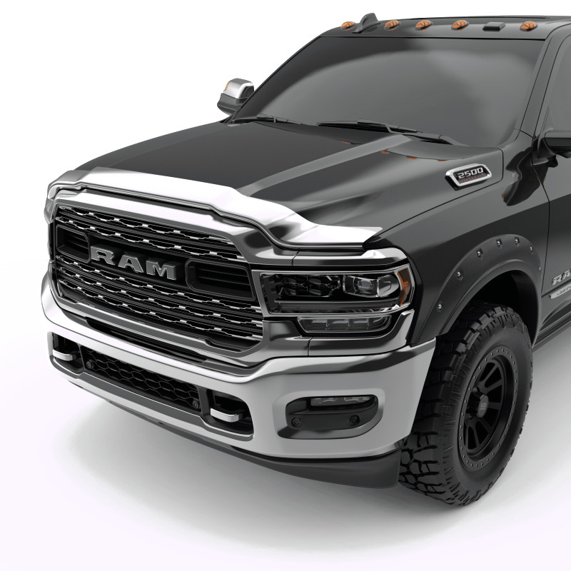 EGR Chrome Finish Superguard Hood Guard for 2500DT/3500DT - 302864 Photo - Close Up