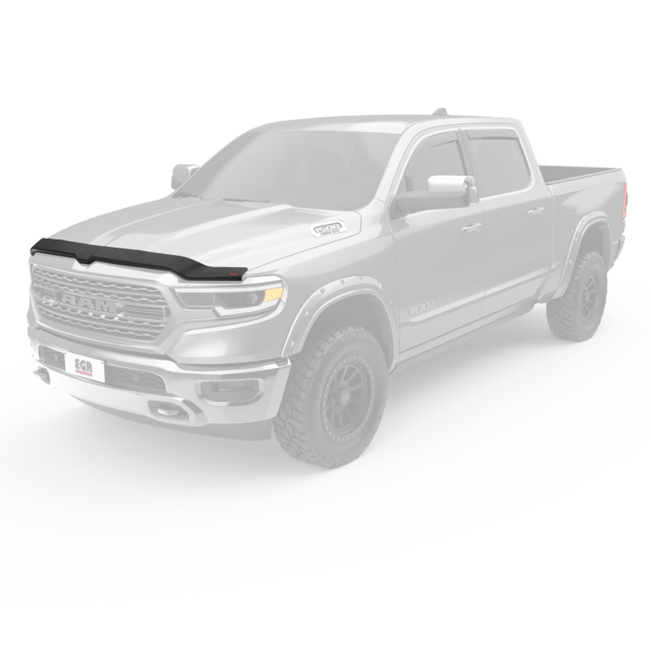 EGR 2019 Dodge Ram 1500 Superguard Hood Shield - Dark Smoke - 302951