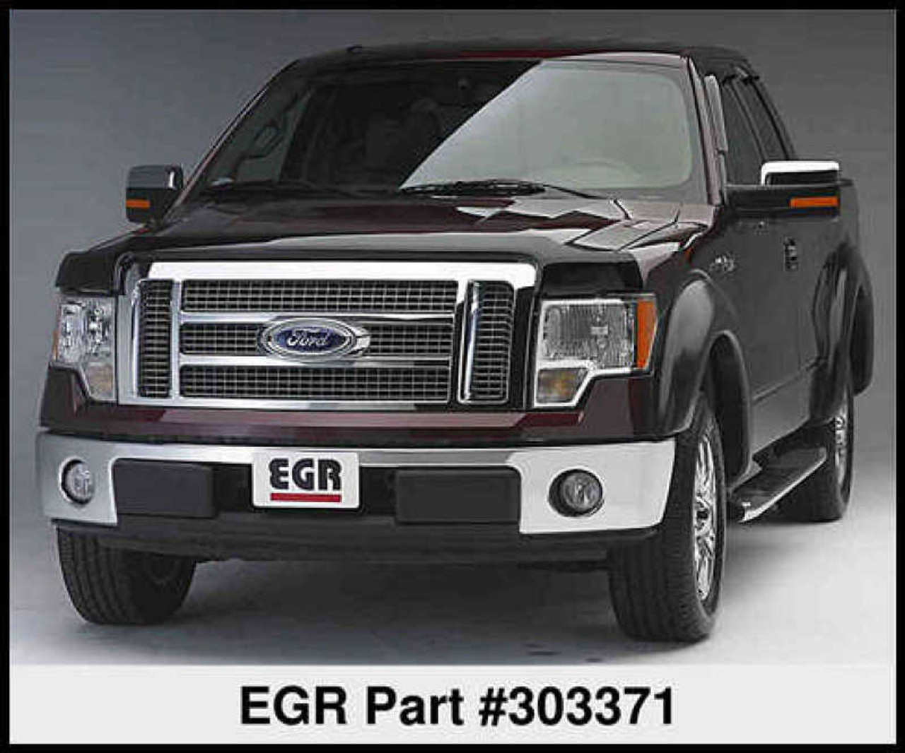 EGR 09+ Ford F/S Pickup Superguard Hood Shield (303371) - 303371