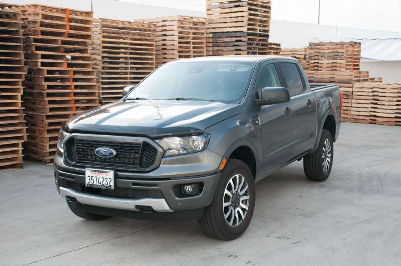 EGR 2019+ Ford Ranger XL/XLT Superguard Hood Guard - Dark Smoke (303551) - 303551