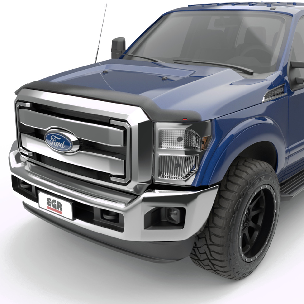 EGR 11-12 Ford Super Duty Superguard Hood Shield - Matte - 303815