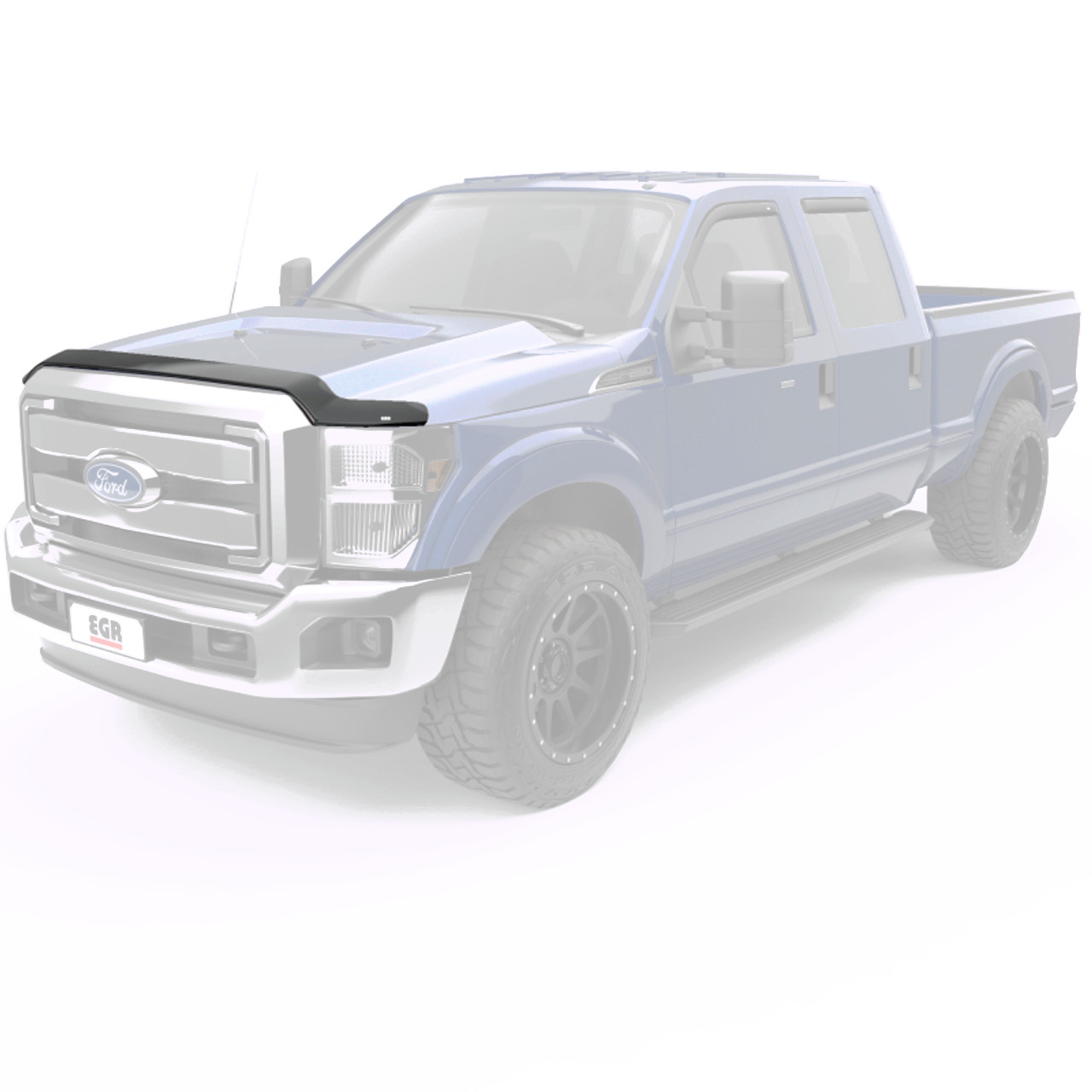 EGR 11-12 Ford Super Duty Superguard Hood Shield - Matte - 303815