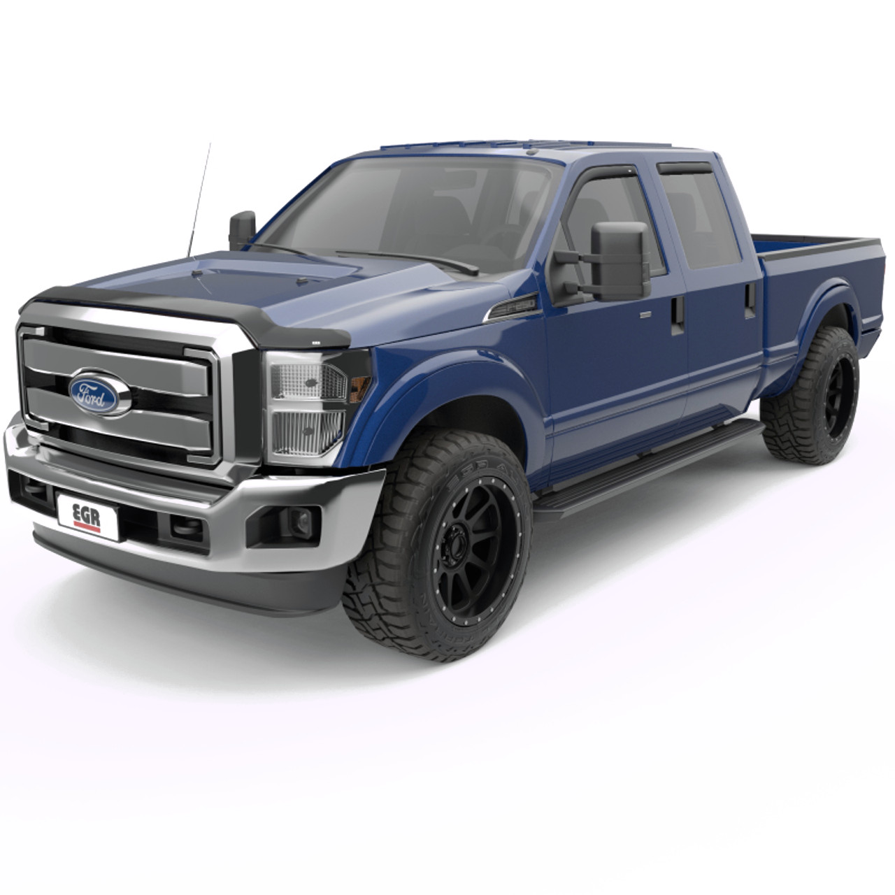 EGR 11-12 Ford Super Duty Superguard Hood Shield - Matte - 303815