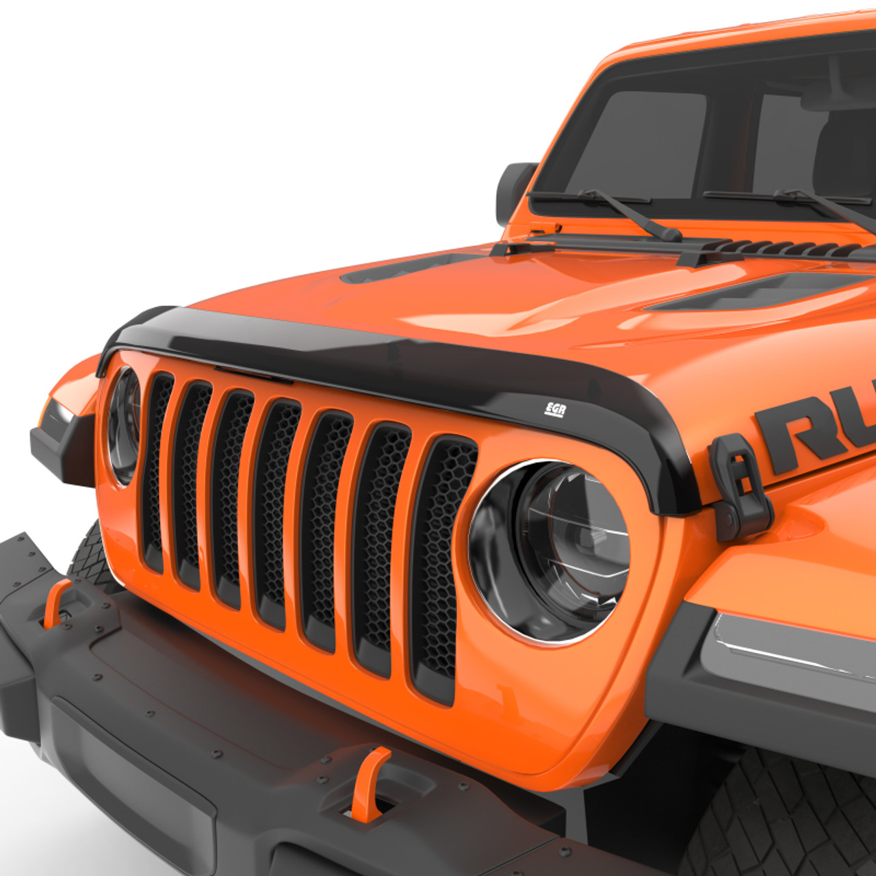 EGR Jeep 2018+ Wrangler / 2020+ Gladiator Superguard Hood Shield - Dark Smoke (305251) - 305251