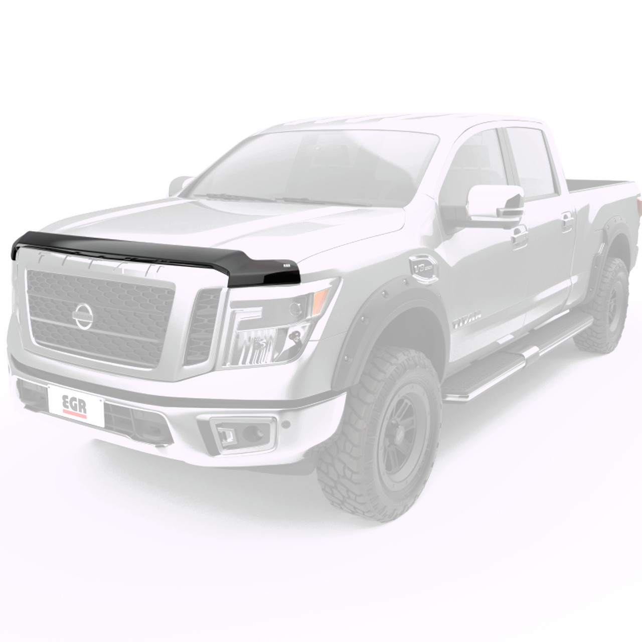 EGR 16+ Nissan Titan XD Superguard Hood Shield - Matte - 305905