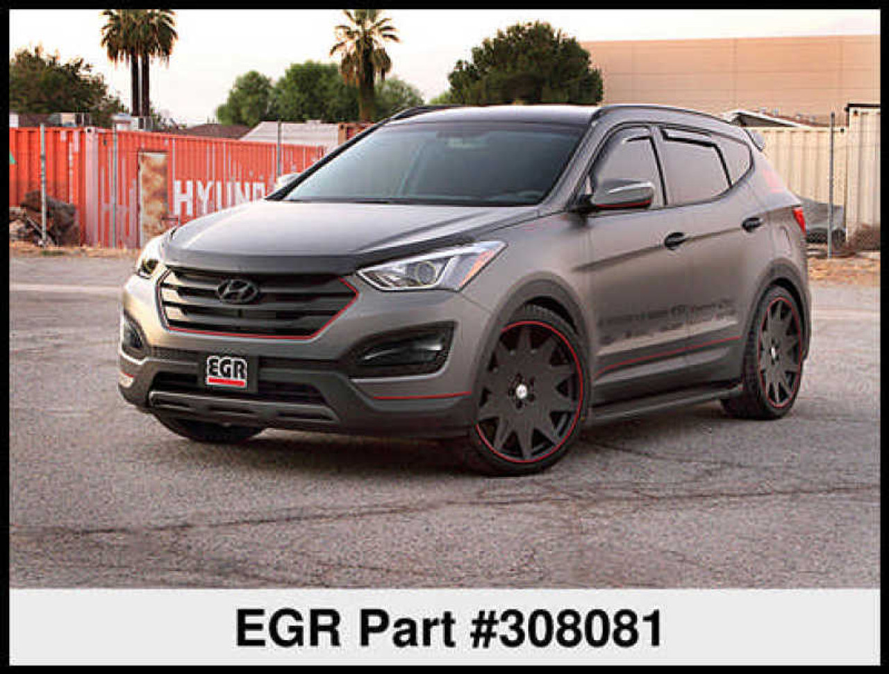 EGR 13+ Hyundai Sante Fe Superguard Hood Shield (308081) - 308081