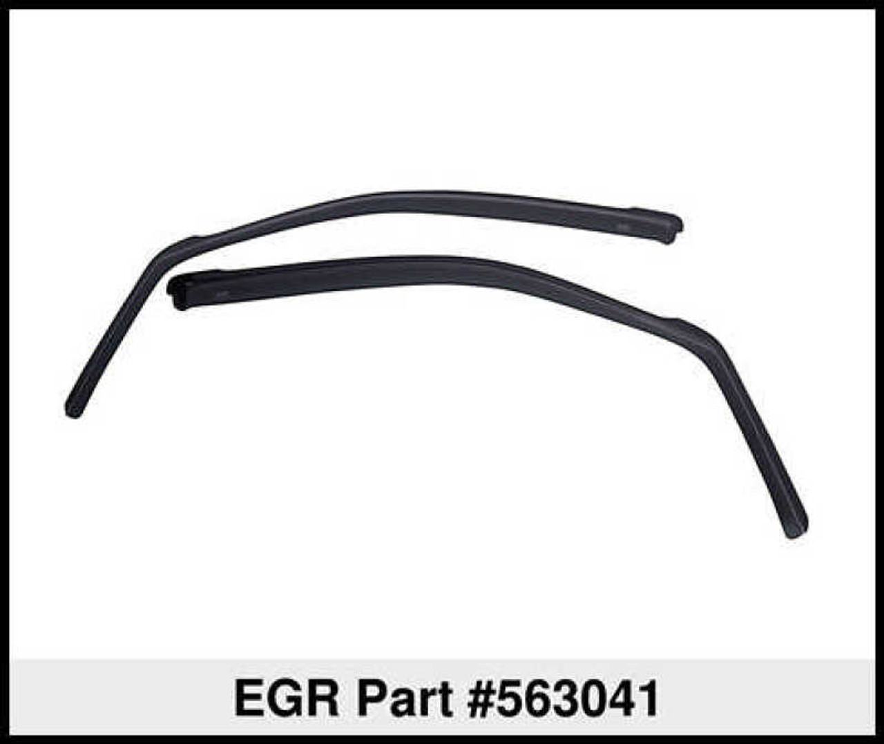 EGR 93+ Ford Ranger/Edge/4X4 / 94+ Mazda Pickup In-Channel Window Visors - Set of 2 - 563041