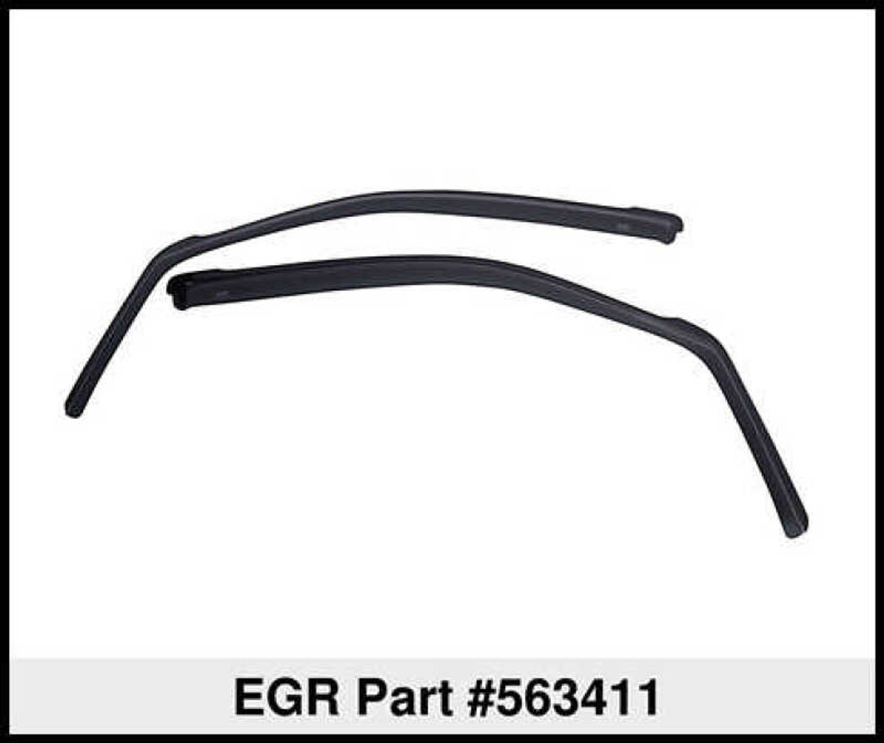 EGR 99-15 Ford Super Duty In-Channel Window Visors - Set of 2 (563411) - 563411