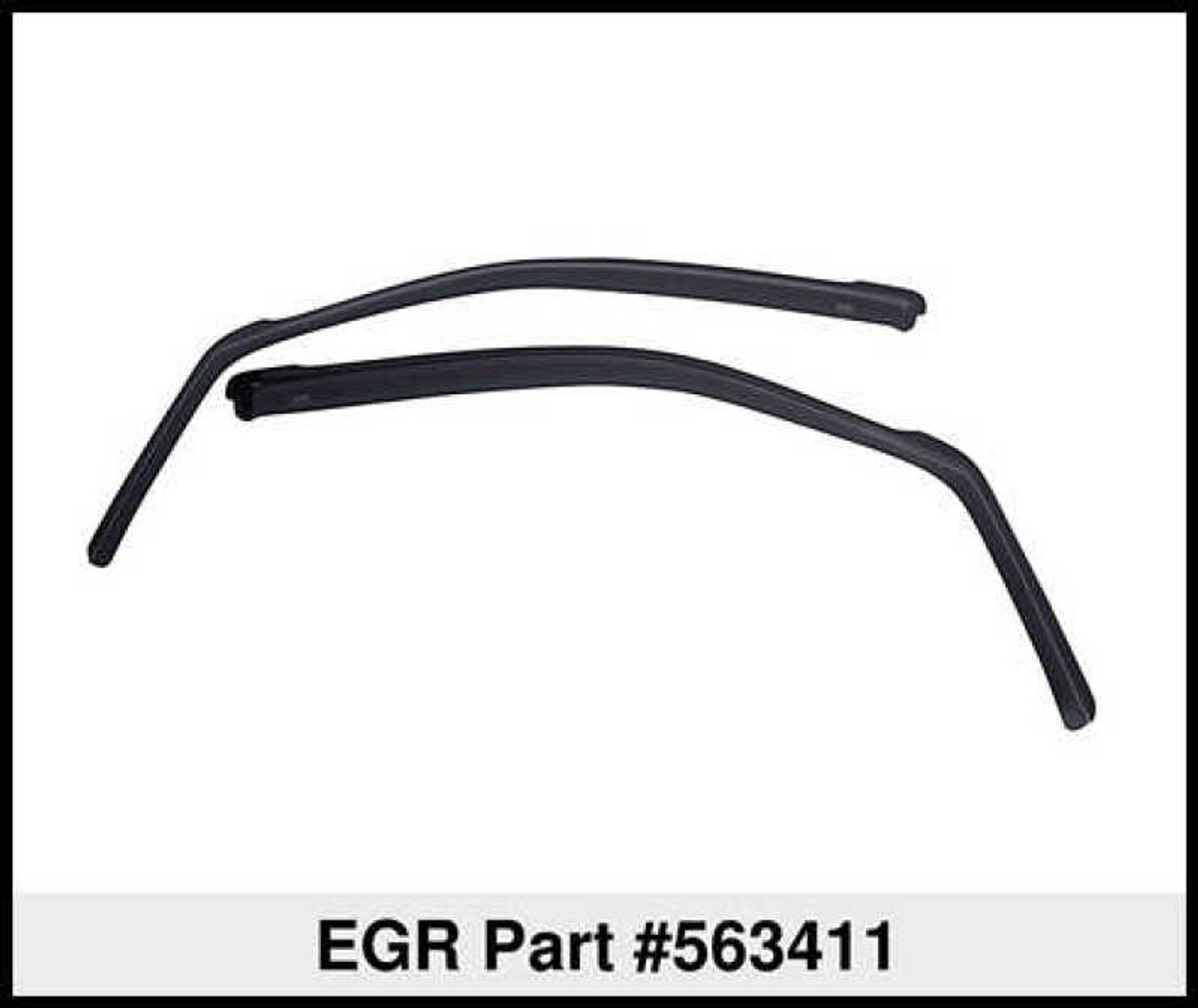 EGR 99-15 Ford Super Duty In-Channel Window Visors - Set of 2 (563411) - 563411