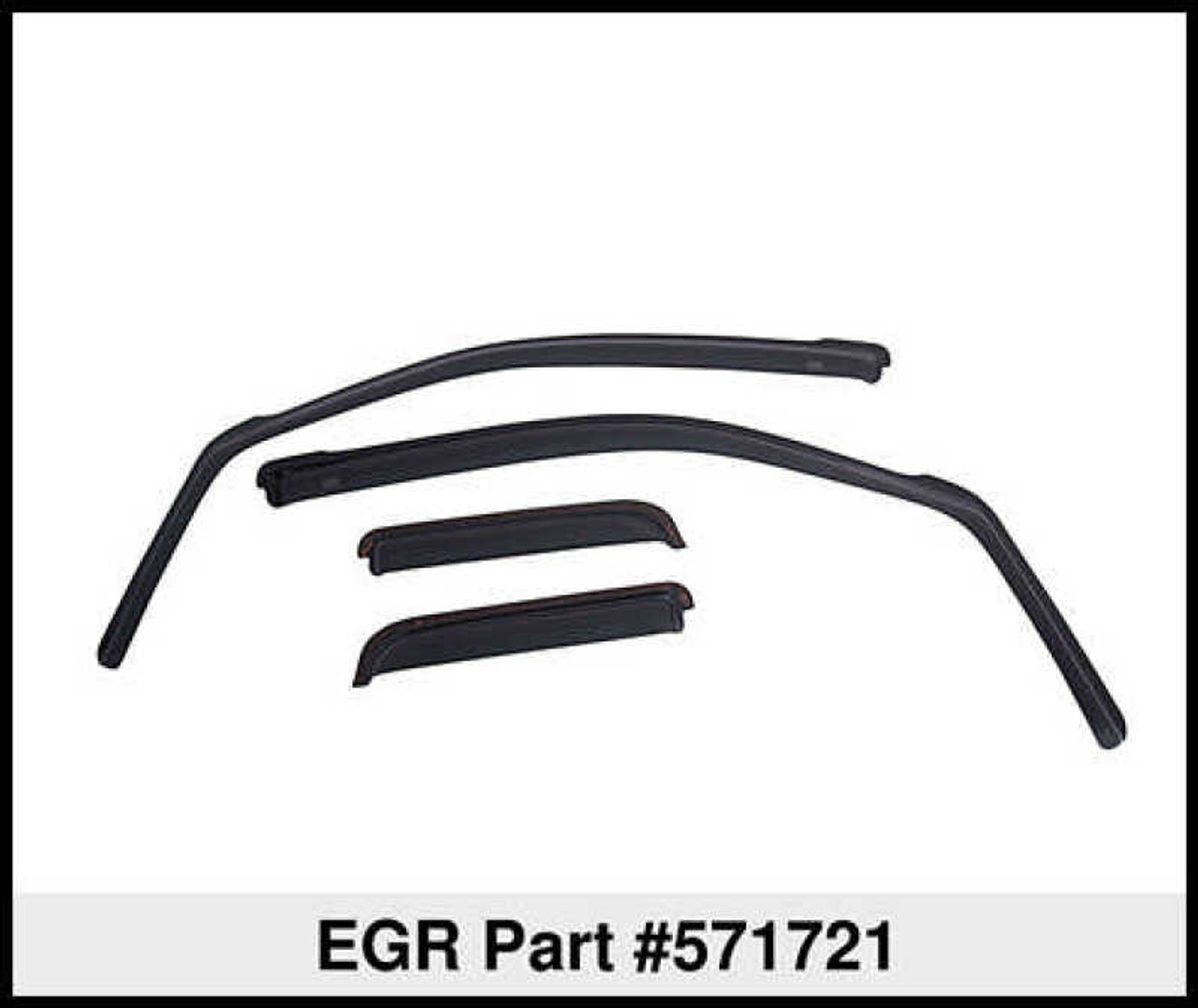 EGR 00-06 Chev Subran/Yuk / 01-07 Silv/Sierra Crew In-Channel Window Visors - Set of 4 (571721) - 571721