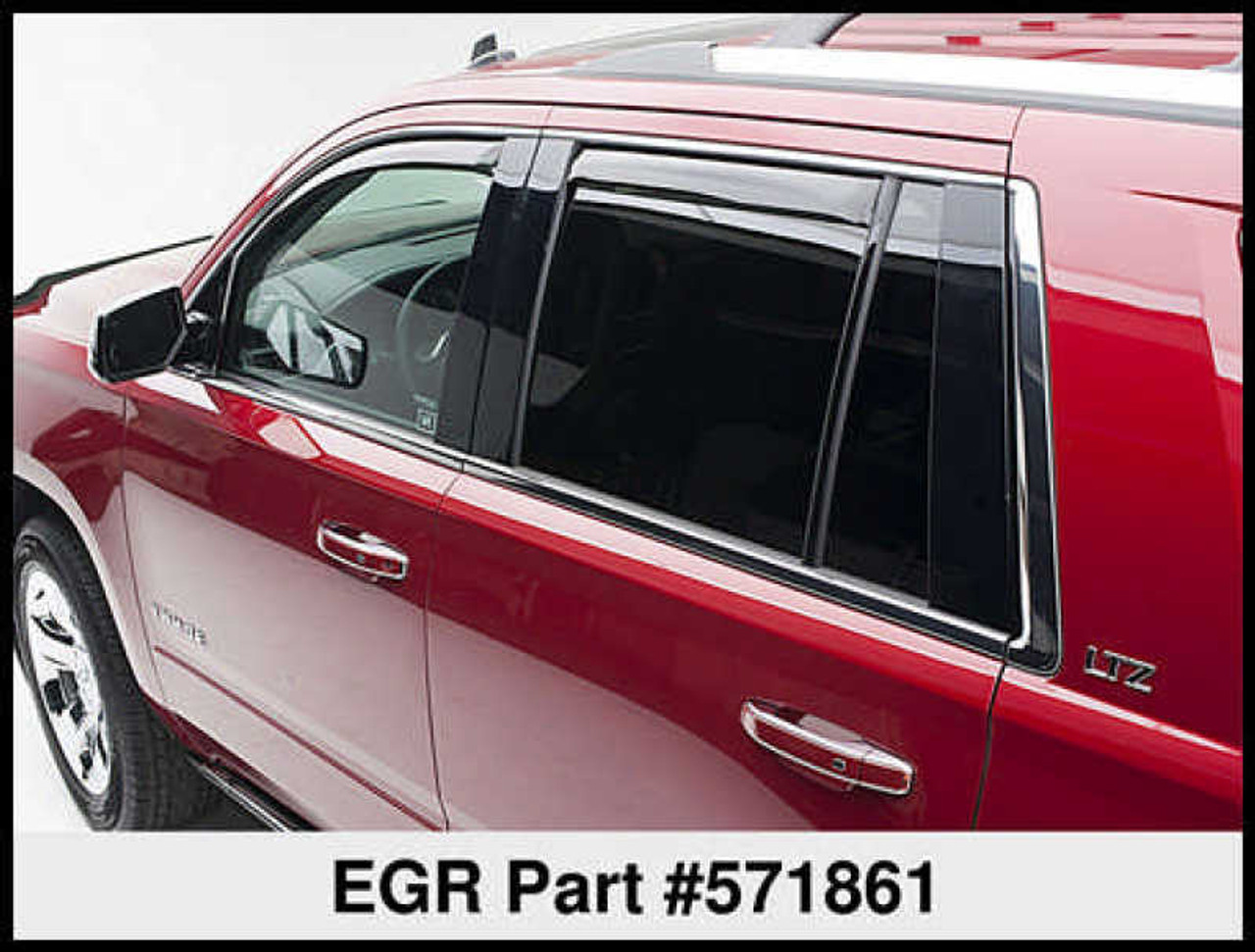 EGR 15+ Chevy Tahoe/GMC Yukon In-Channel Window Visors - Set of 4 (571861) - 571861