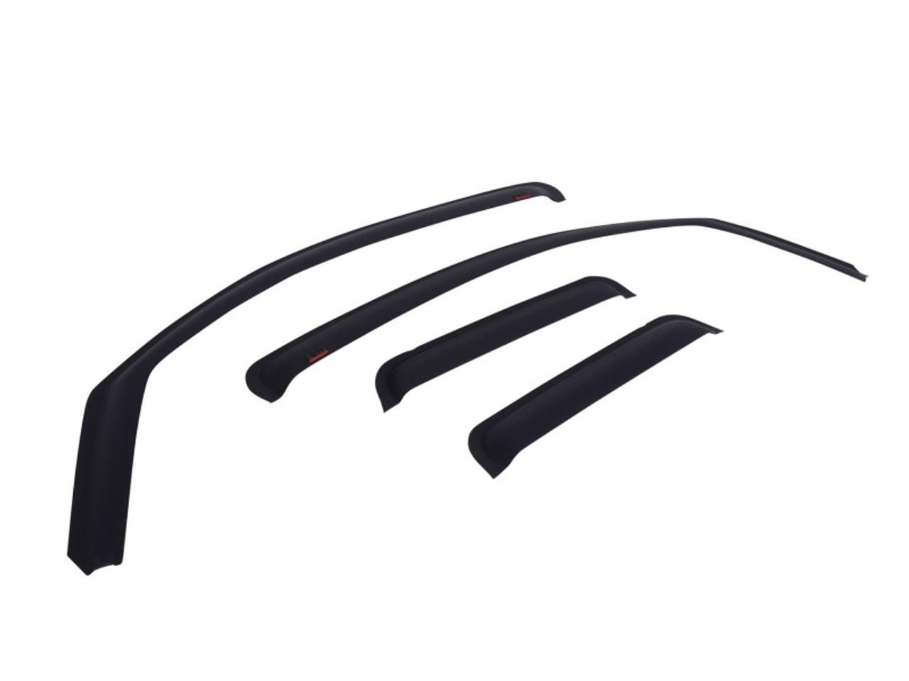 EGR 09-12 Dodge Ram F/S Pickup Quad Cab In-Channel Window Visors - Set of 4 - Matte (572655) - 572655