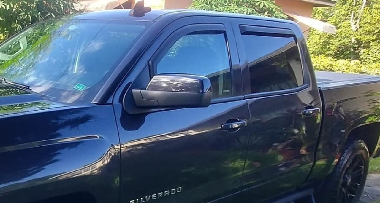 EGR 01-03 Ford F150 Super Crew In-Channel Window Visors - Set of 4 - Matte - 573125
