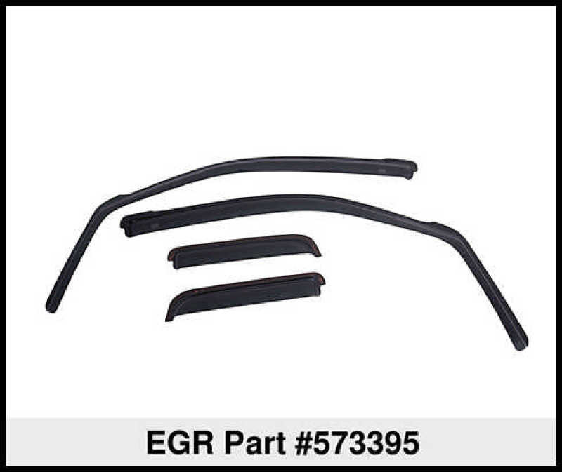 EGR 04-13 Ford F150 Crew Cab In-Channel Window Visors - Set of 4 - Matte (573395) - 573395
