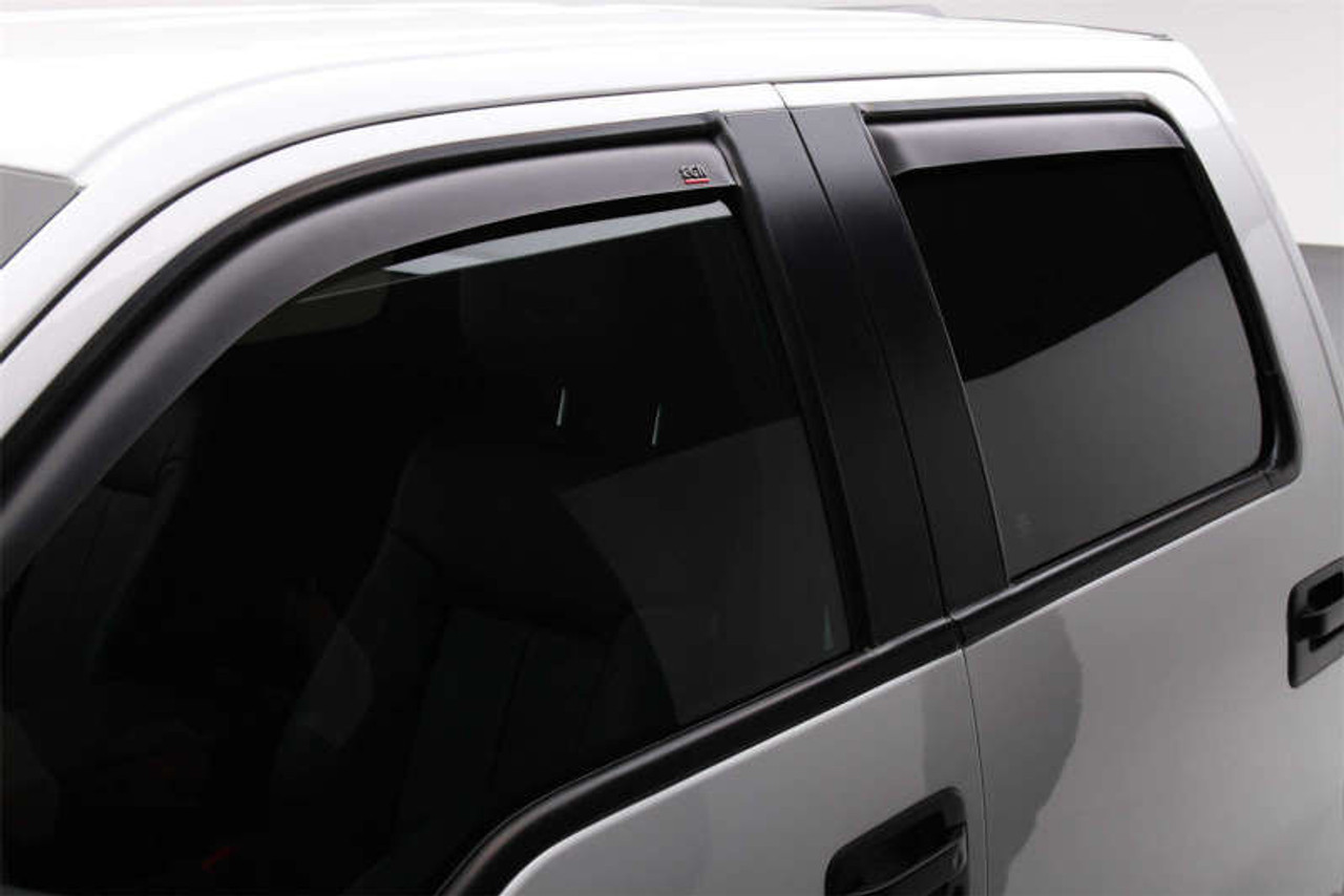 EGR 15+ Ford F150 Super Cab In-Channel Window Visors - Set of 4 - Matte (573475) - 573475