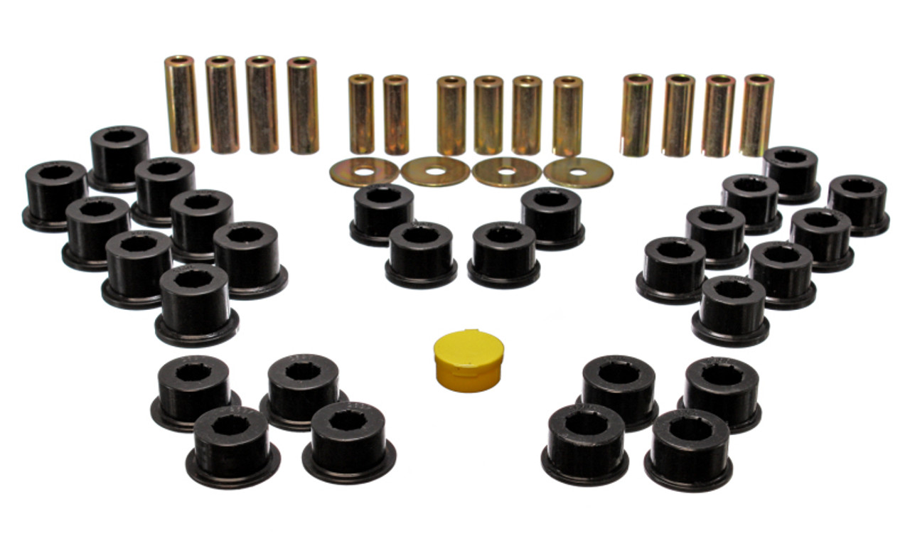 Energy Suspension 90-97 Mazda Miata Black Rear Control Arm Bushing Set - 11.3106G