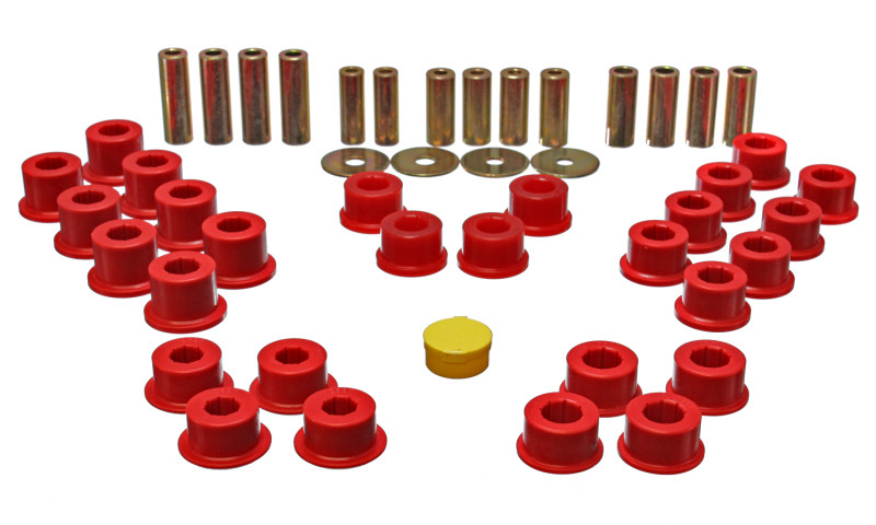 Energy Suspension 90-97 Mazda Miata Red Rear Control Arm Bushing Set - 11.3106R