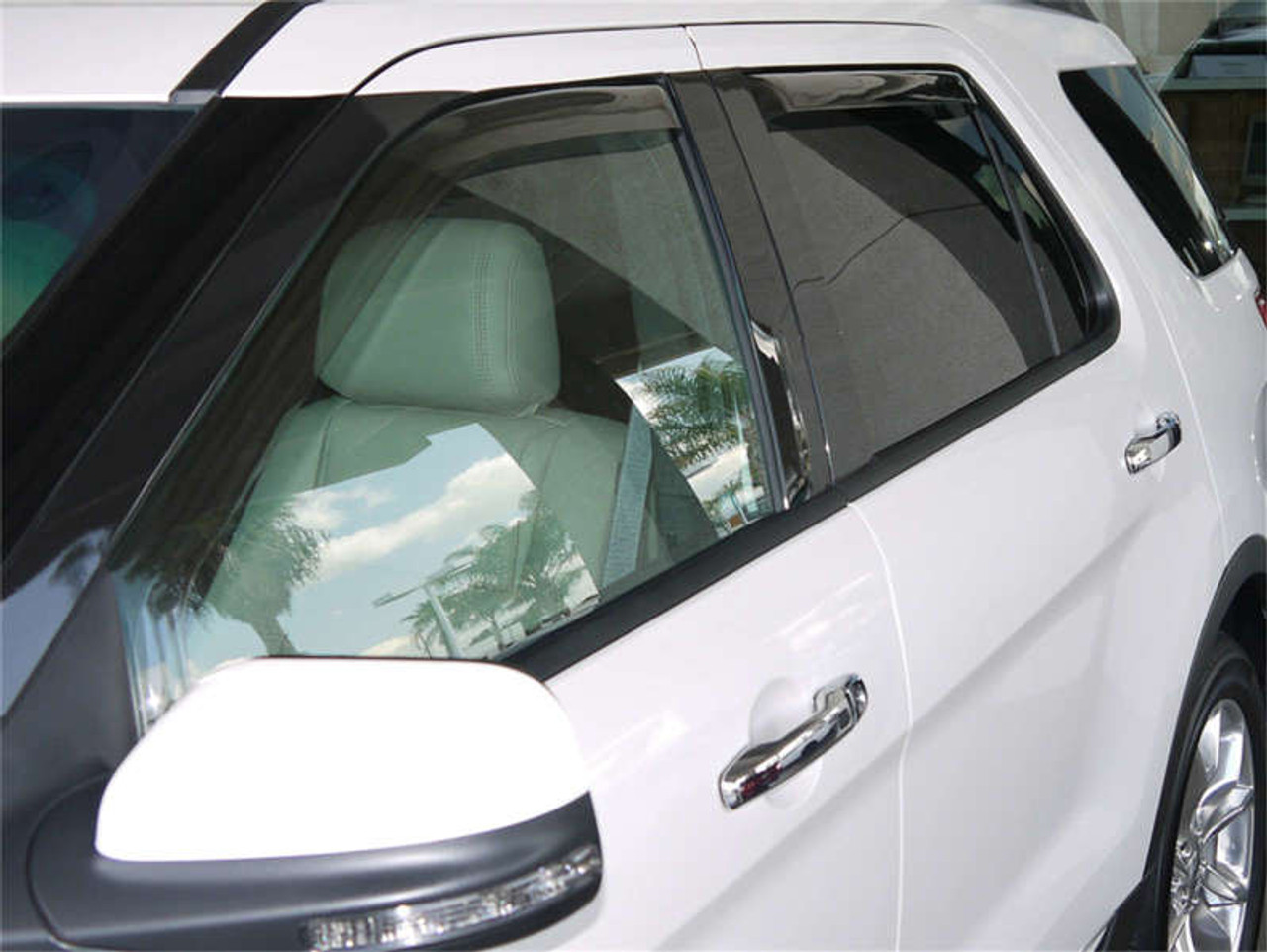 EGR 11+ Ford Explorer In-Channel Window Visors - Set of 4 (573631) - 573631