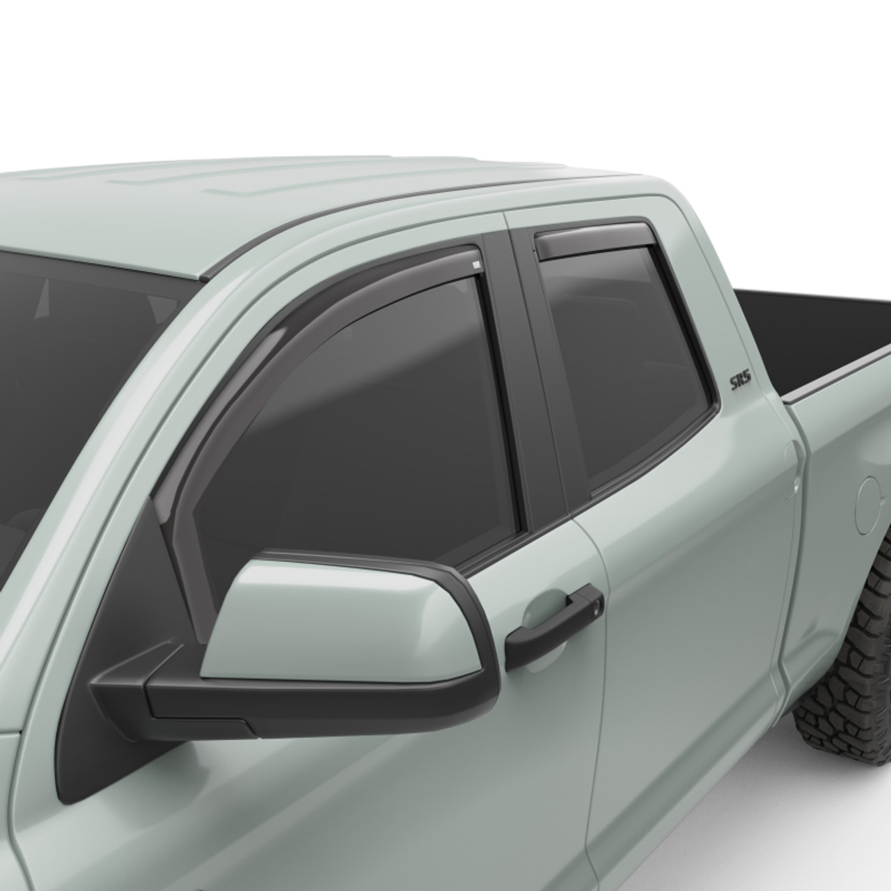 EGR 07+ Toyota Tundra Double Cab In-Channel Window Visors - Set of 4 (575091) - 575091