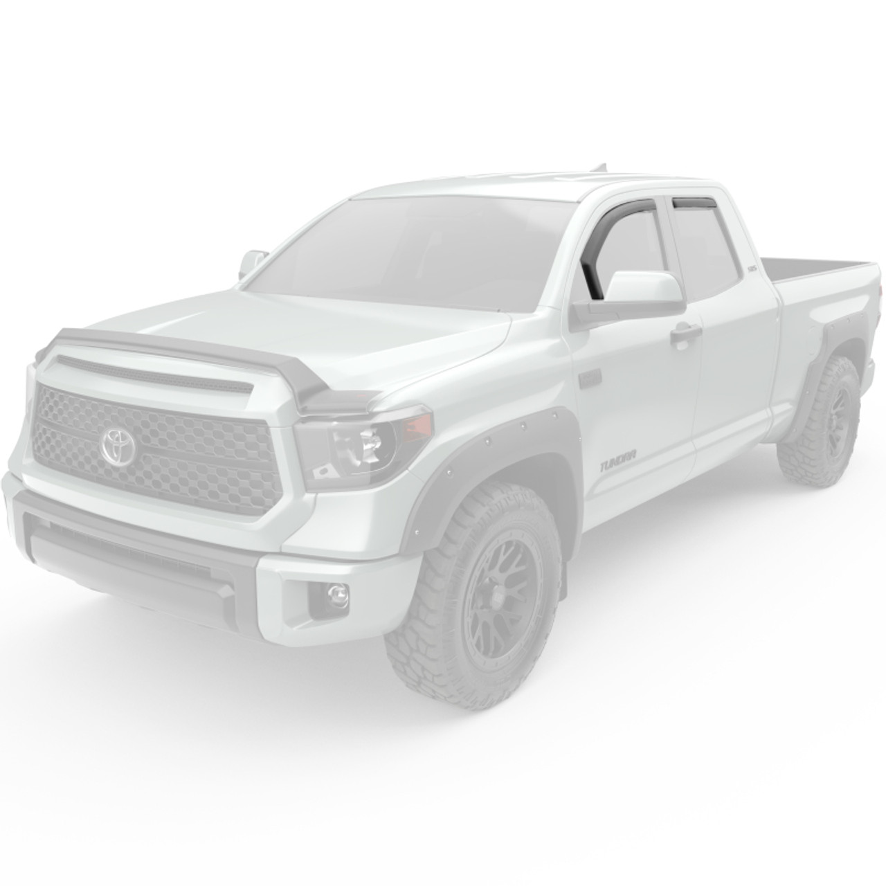 EGR 07+ Toyota Tundra Double Cab In-Channel Window Visors - Set of 4 (575091) - 575091