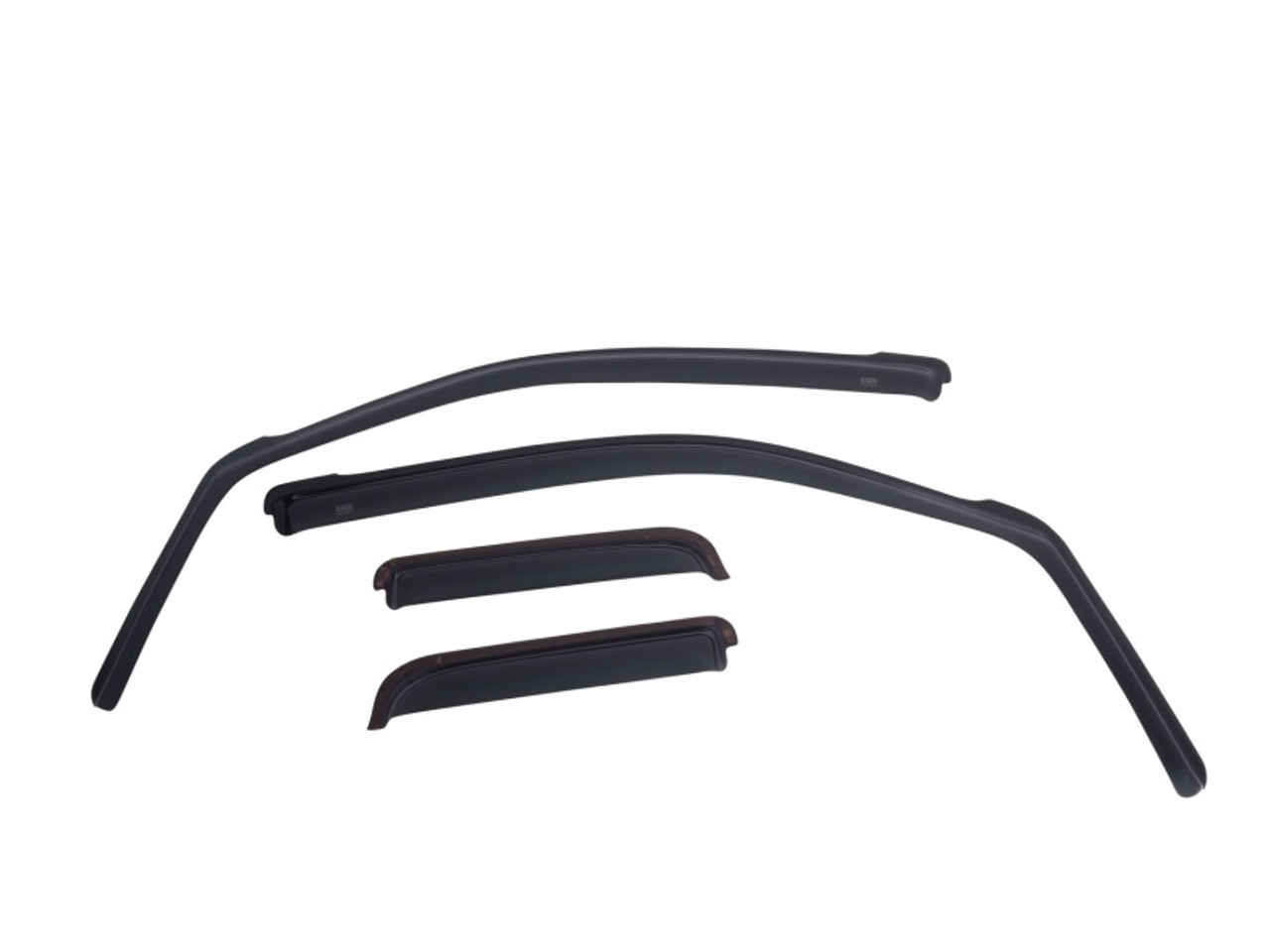 EGR 07-13 Jeep Wrangler JK In-Channel Window Visors - Set of 4 - Matte (575155) - 575155