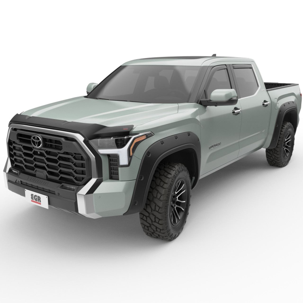 EGR 2022+ Toyota Tundra In-Channel Window Visors Front/Rear Set Matte Black - 575405