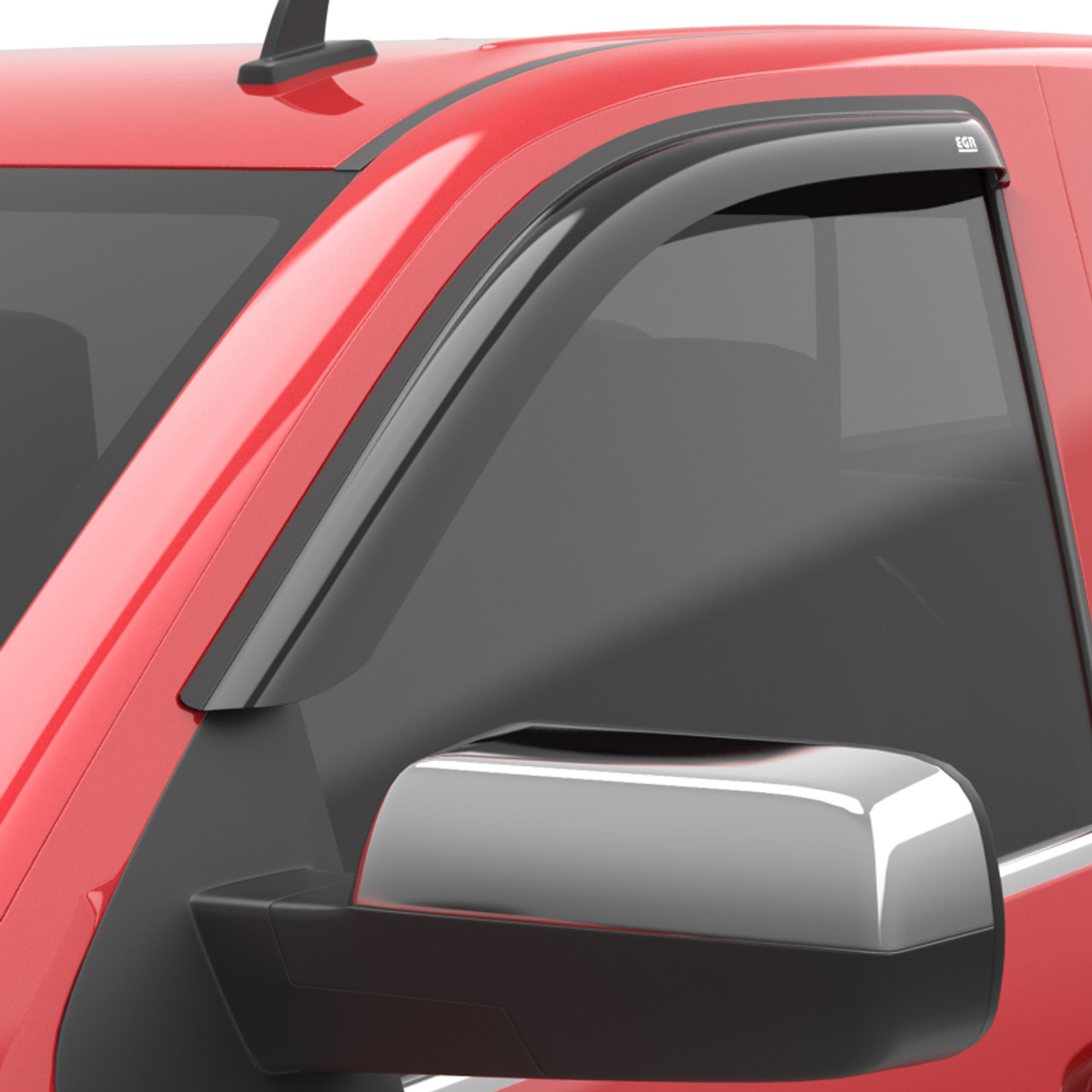 EGR 14+ Chev Silverado Reg Cab Tape-On Window Visors - Set of 2 - 61571