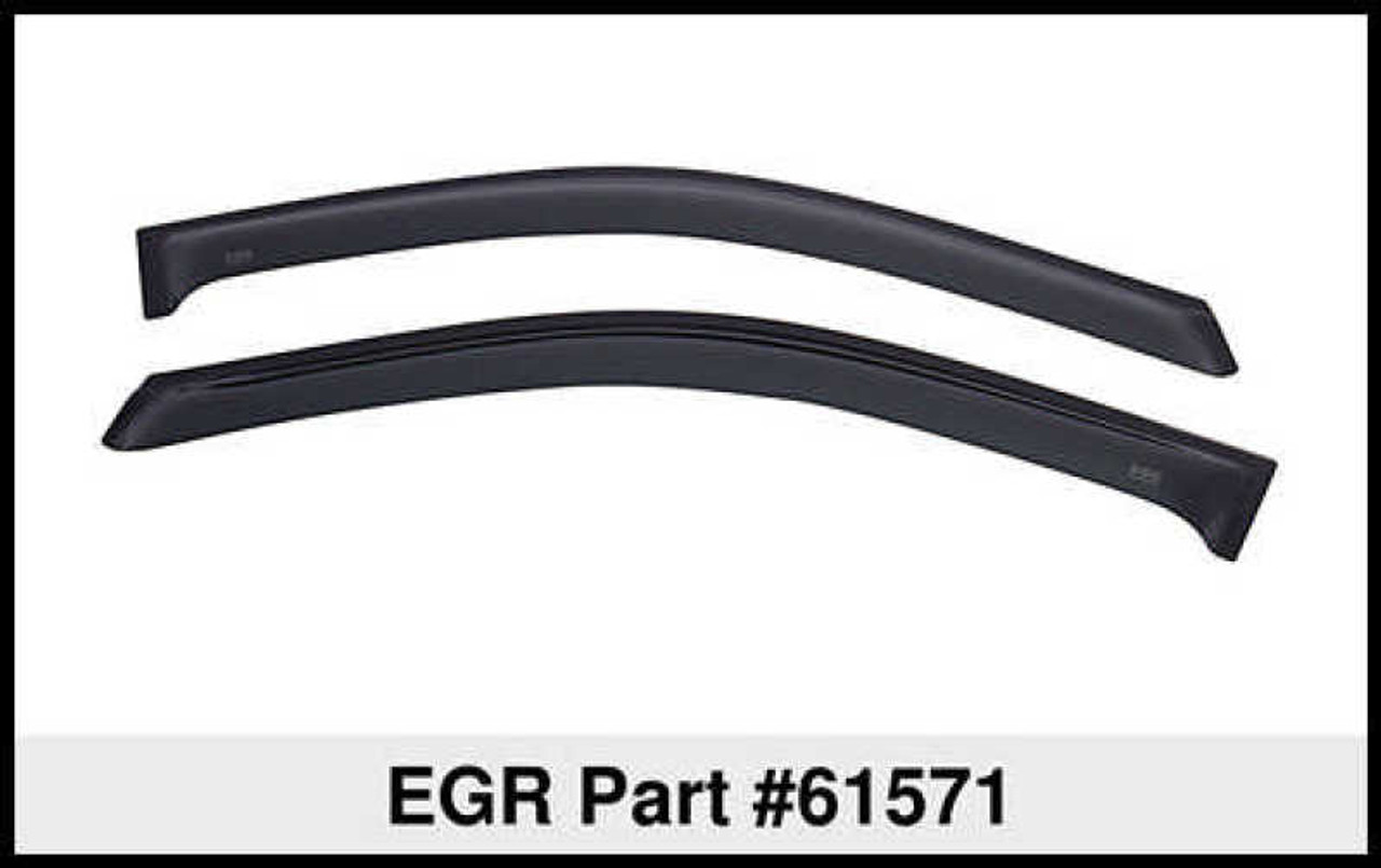 EGR 14+ Chev Silverado Reg Cab Tape-On Window Visors - Set of 2 - 61571