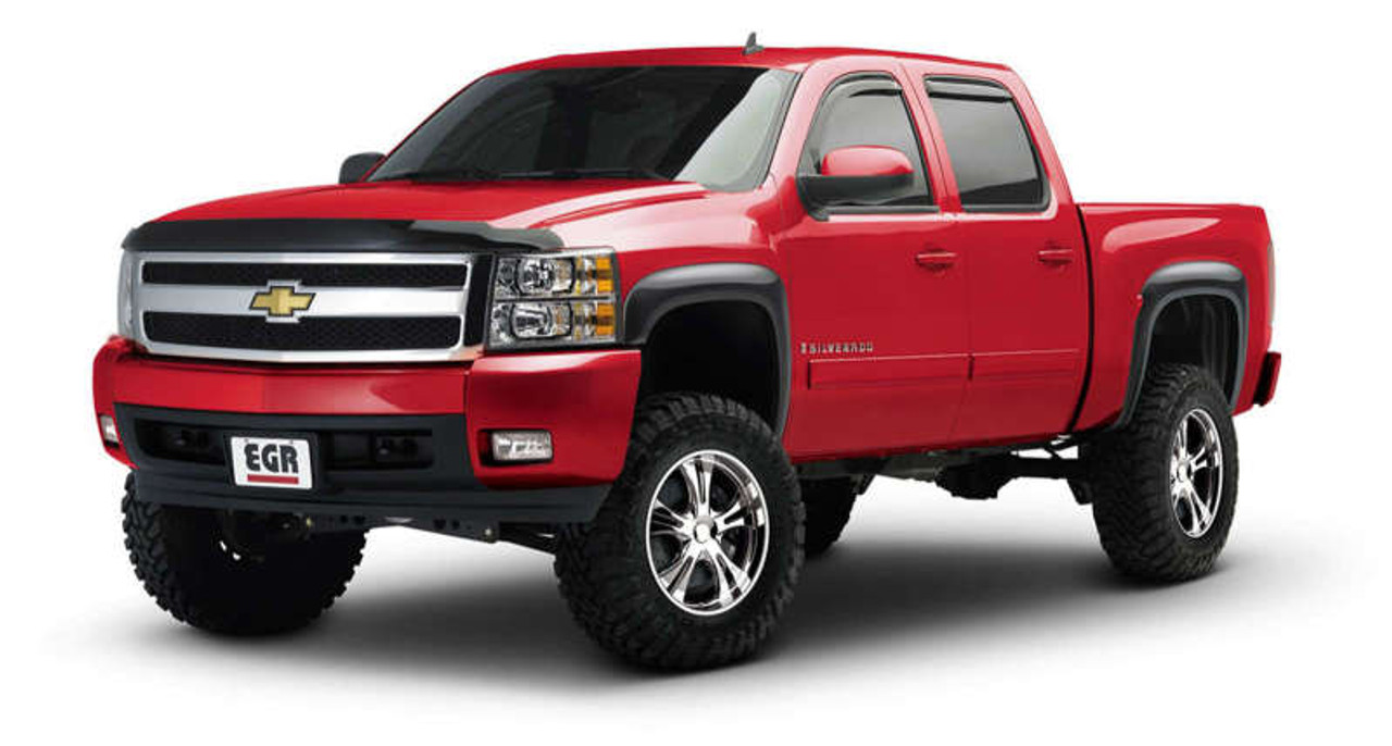 EGR 07-13 Chev Silverado 6-8ft Bed Rugged Look Fender Flares - Set (751504) - 751504