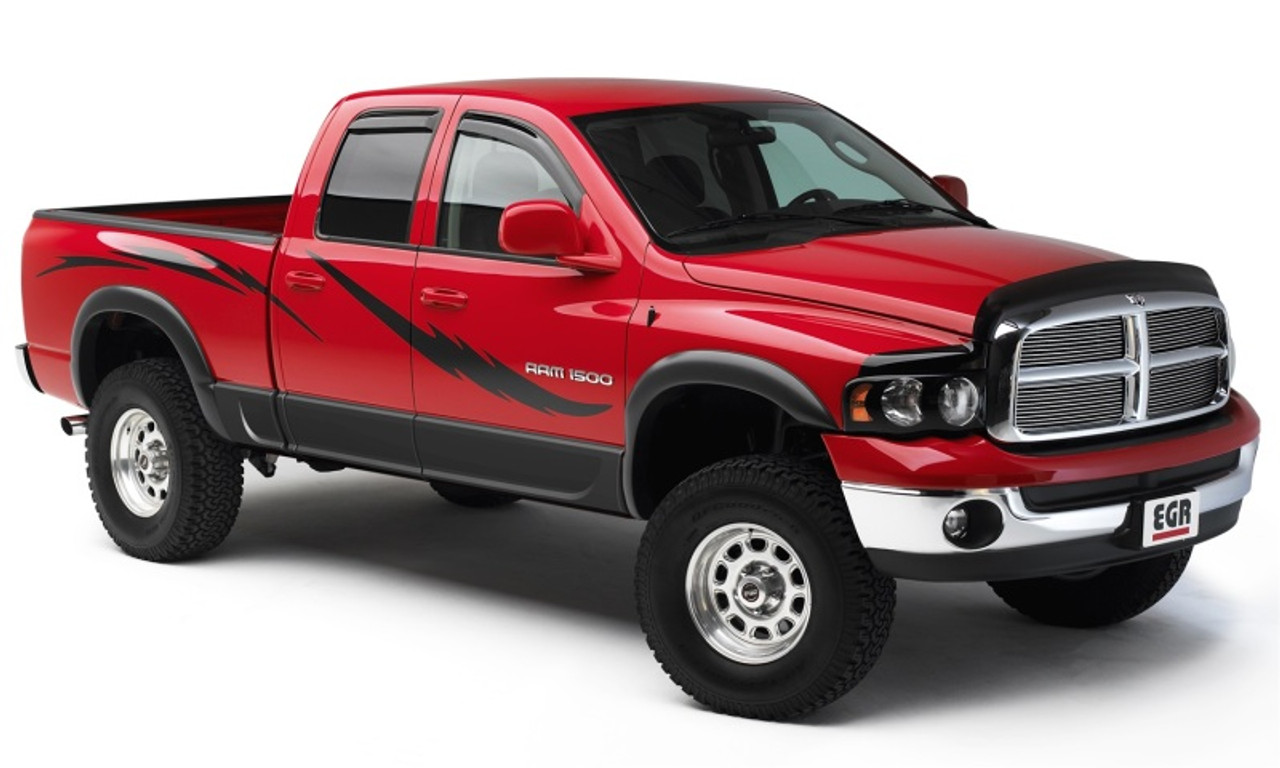 EGR 02-08 Dodge Ram LD Rugged Look Fender Flares - Set - 752554