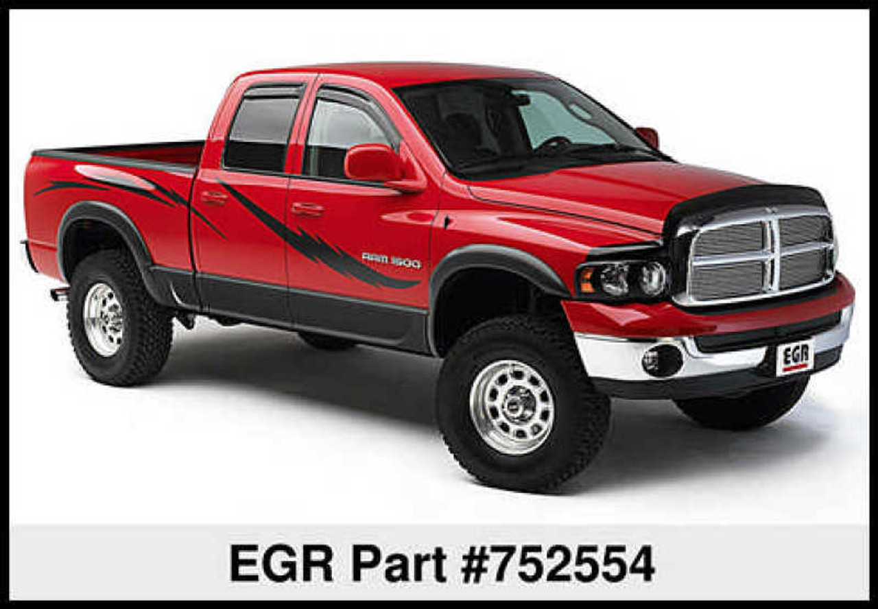 EGR 02-08 Dodge Ram LD Rugged Look Fender Flares - Set - 752554