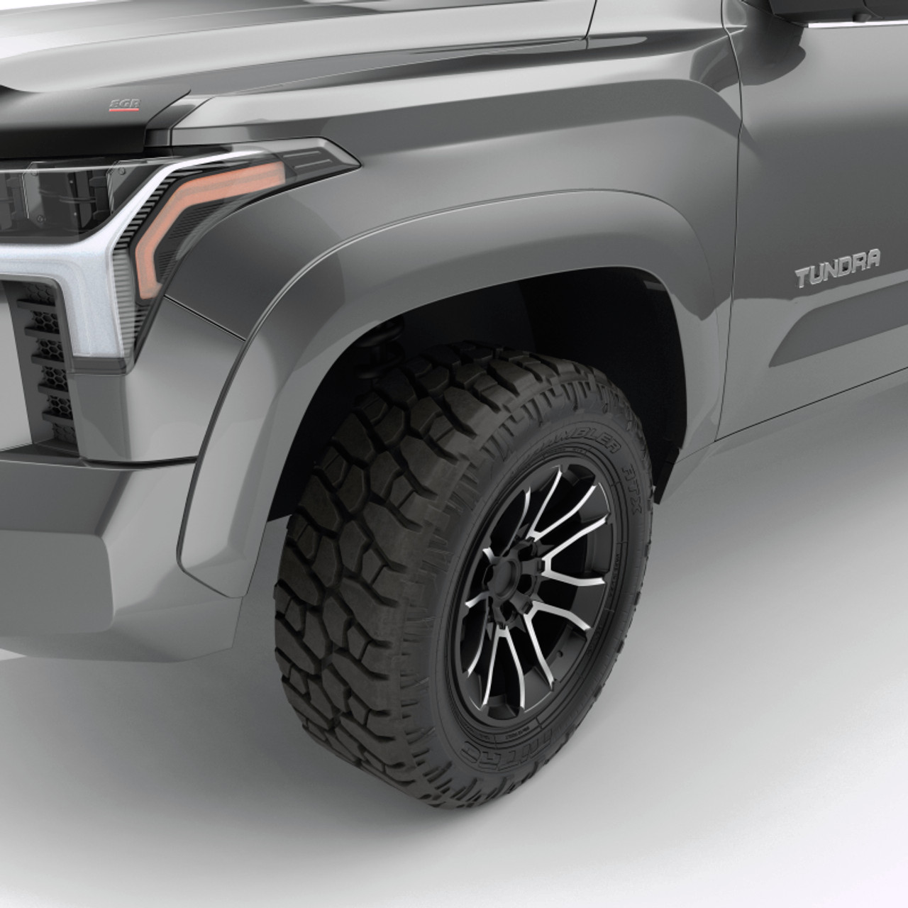EGR 22-24 Toyota Tundra 66.7in Bed Summit Fender Flares (Set of 4) - Painted to Code Magnetic Gray - 775404-1G3