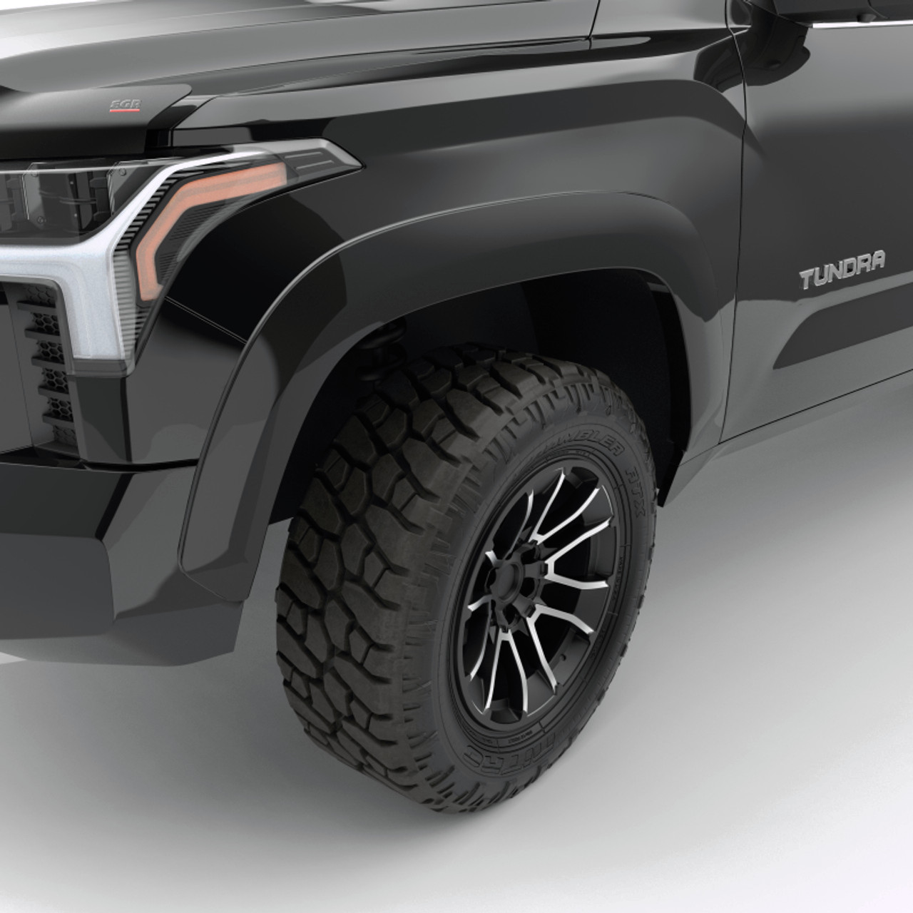 EGR 22-24 Toyota Tundra 66.7in Bed Summit Fender Flares (Set of 4) - Painted to Code Black - 775404-218
