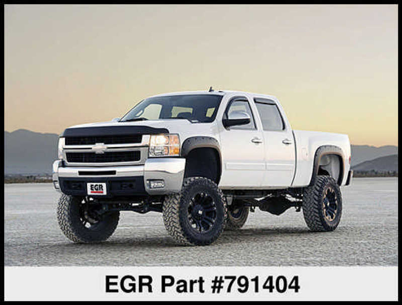 EGR 07-13 Chev Silverado 5ft Bed Bolt-On Look Fender Flares - Set - 791404