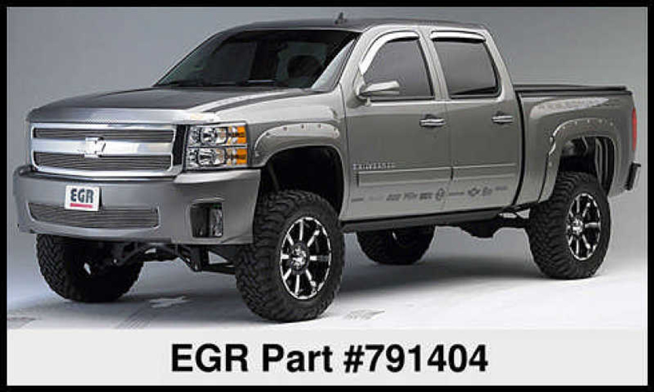 EGR 07-13 Chev Silverado 5ft Bed Bolt-On Look Fender Flares - Set - 791404